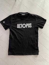 Maglia Octopus Outline Logo Tee Nera
