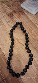 filo di corallo nero impastato 