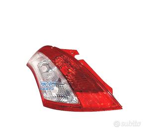 FANALE SINISTRO SUZUKI SWIFT 10-17 BIANCO ROSSO