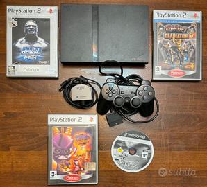 Playstation 2 Slim Completa con 4 Giochi