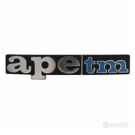 Targhetta scudo anteriore Ape TM 220 - 195595