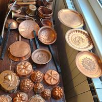 collezione oggetti rame