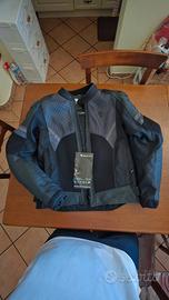 Giacca pelle moto Revit MANTIS 2 H2O black