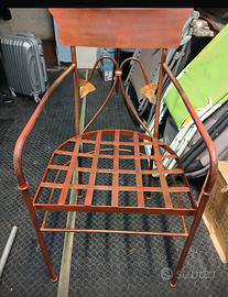 Sedie in ferro battutto