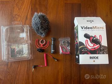 Rode VideoMicro - Microfono Compatto On-Camera Per