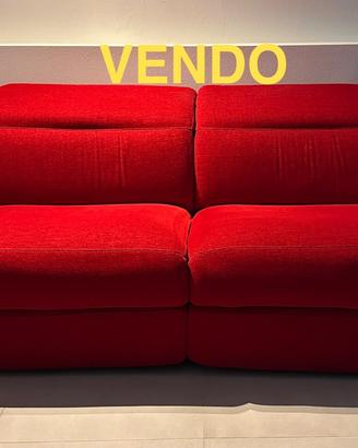 Divano tre posti con relax elettrico
