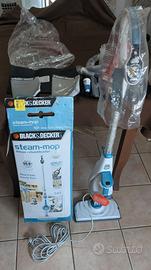 Black+Decker FSMH1621 Steam Mop 2in1 pari al nuovo