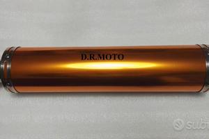 scarico tondo big 50 cm oro universalo moto