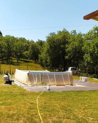 Telo e struttura piscina laghetto Pop 47