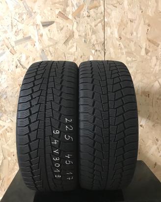 2 GOMME 225 45 17 GENERAL TIRE M+S
