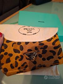 portafoglio donna prada