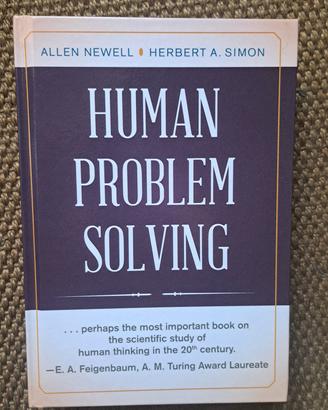 Human Problem Solving, Newell&Simon 2019 hardcover