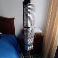 Torre porta CD/DVD e videocassette