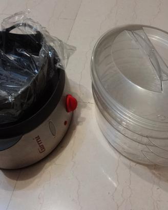 Vaporiera Girmi PC20 inox a 3 livelli