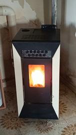 Stufa pellet 9 kw canalizzata con canna fumaria