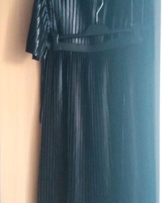 Completo maglia gonna donna pelle nero