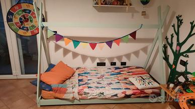 ML-Design Letto Montessori per Bambini 90 x 200