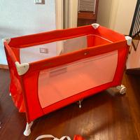 Lettino da viaggio con materasso + fasciatoio