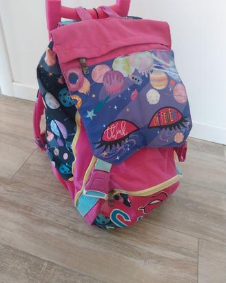 Zaino scuola della SJ bambina colore fucsia