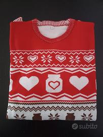 Maglione Natale Nutella taglia M 