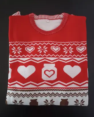 Maglione Natale Nutella taglia M 