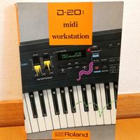 Manuale per tastiera Roland D-20. 