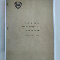 LANCIA Flaminia Flavia MANUALE REVISIO CARBURATORI