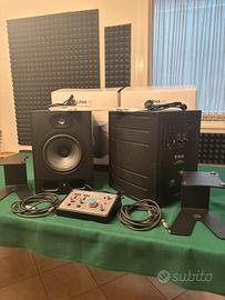 Focal Alpha 80 - SSL 2 - Supporti casse - cavi