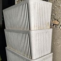 Fioriere grandi in resina