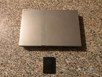 PS2 Slim SCPH-70004 Argento(Solo Console e Memory)