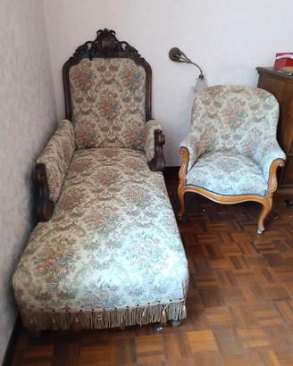 Dormeuse e poltrona