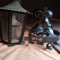 Lanterna lampada in ferro