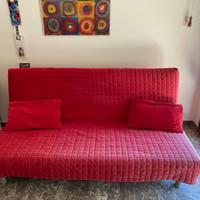 Divano letto Ikea rosso