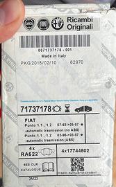 PATIGLIE FRENI FIAT 71737178