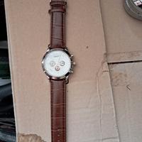 
orologio nuovo anni 80 uomo cinturino pelle 70 90