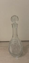 Caraffa liquore in cristallo con tappo