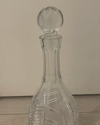Caraffa liquore in cristallo con tappo