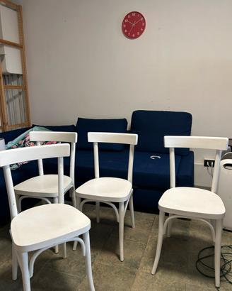 Sedie vintage colorate di bianck