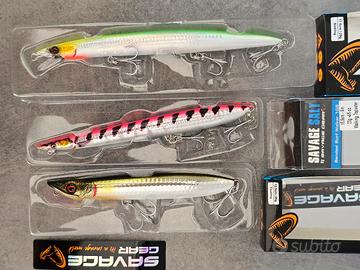 Set Topwater e jerkbait Savage -  pesca spinning