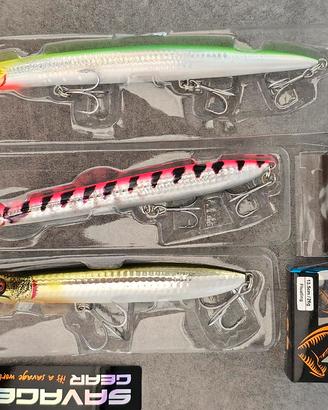Set Topwater e jerkbait Savage -  pesca spinning