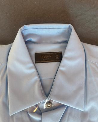 Camicia azzurra Prada