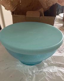 Alessi, contenitore in vetro, coperchio silicone