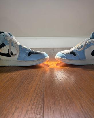 Nike Air Jordan 1 Mid 1 / high azzurre University