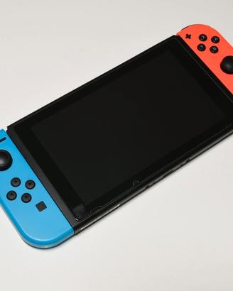 Nintendo Switch Blu/Rosso Neon + Accessori