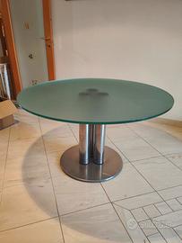 Tavolo rotondo cristallo 