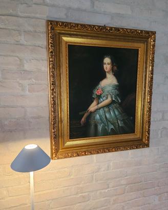 QUADRO DI DAMA DELL'800