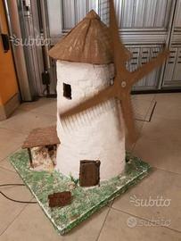 Mulino a vento per presepe