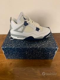 Air Jordan 4 White/Midnight Navy