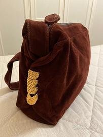 Borsa scamosciata