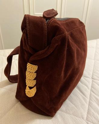Borsa scamosciata